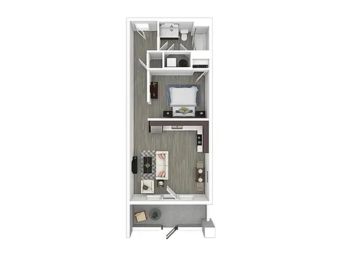 Floor plan Studio-651