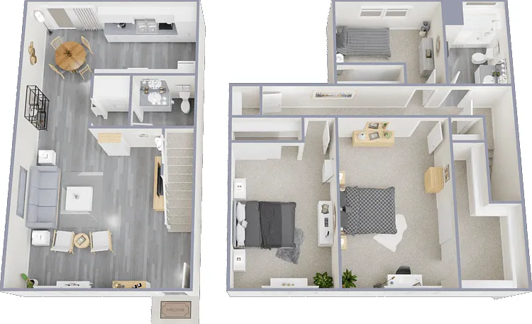 Plan E Floorplan Diagram
