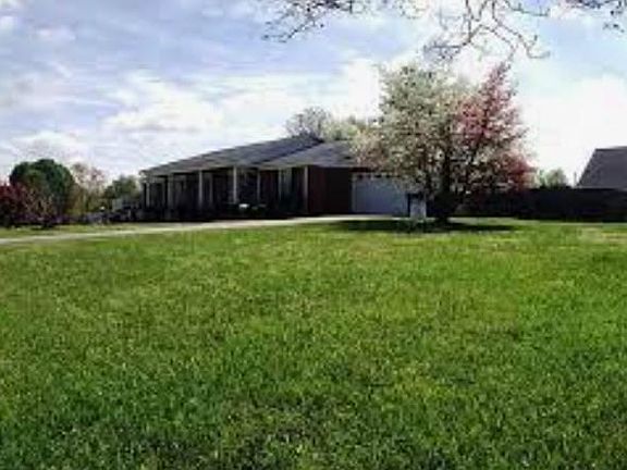 Front Yard on 1/2 acre