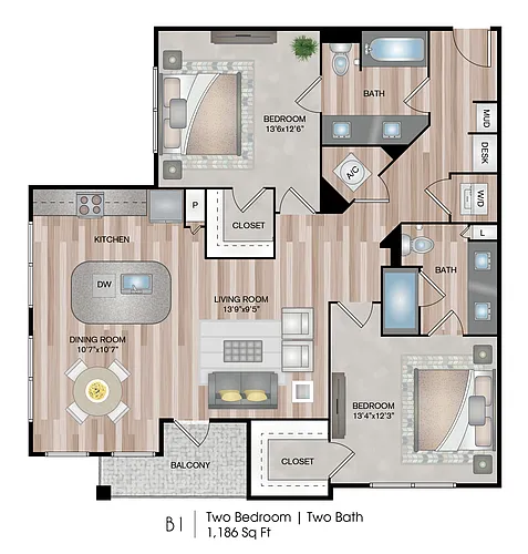 Floor plan B1