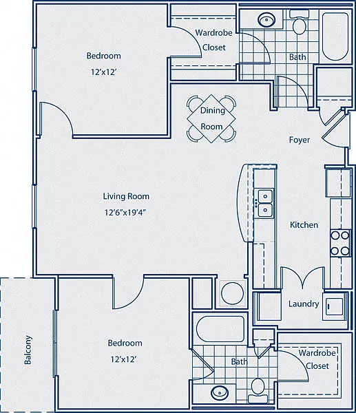 Floor plan B2A