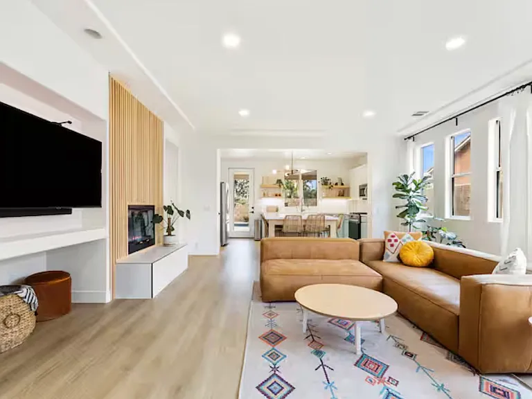 Beautiful natural light fills this space