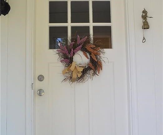 Front entry has mini mudroom