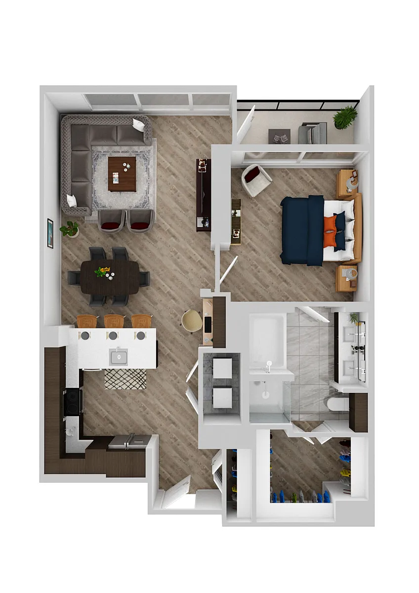 Floor plan K