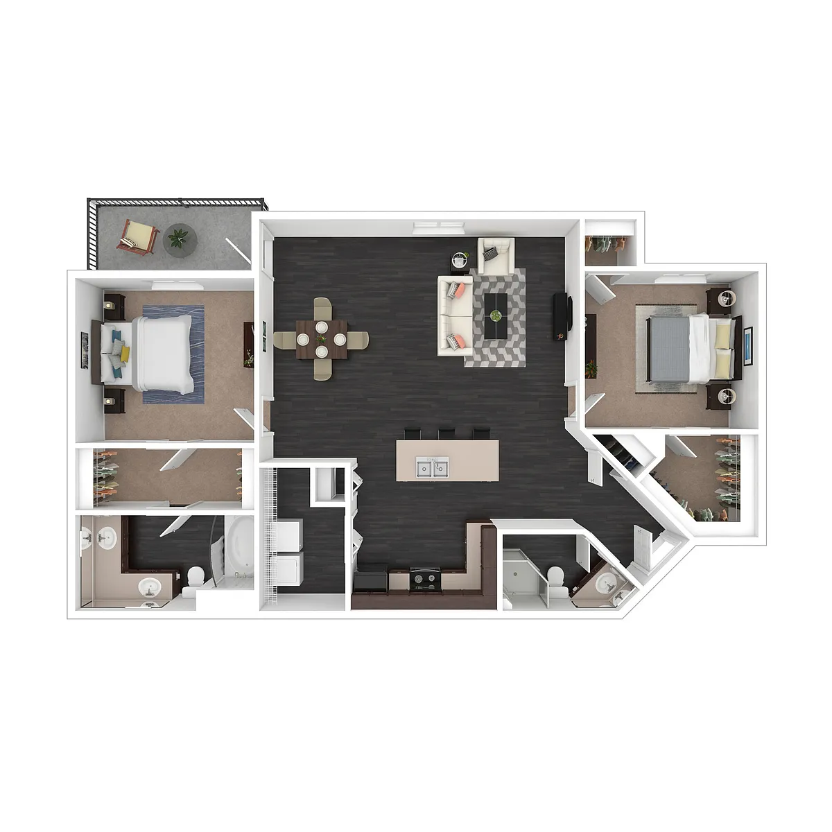 Floor plan Queen