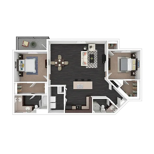 Floor plan Queen