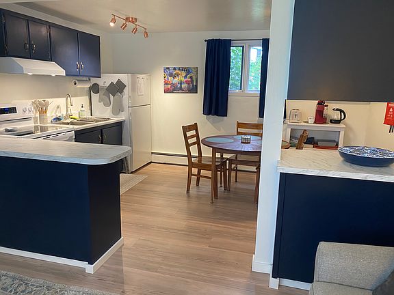Kitchen, dining area