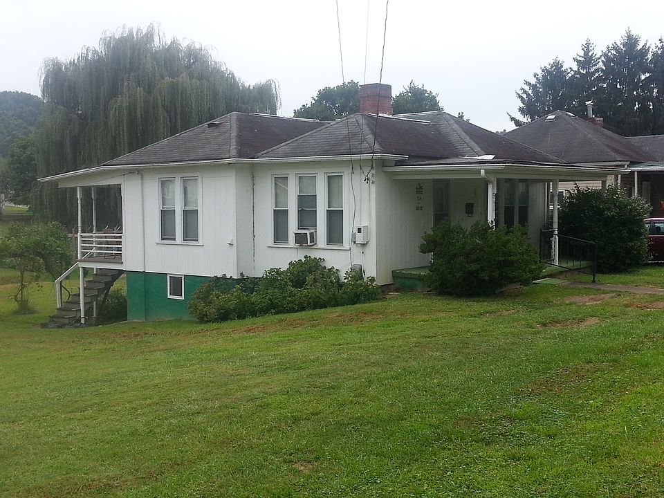East side and front of house