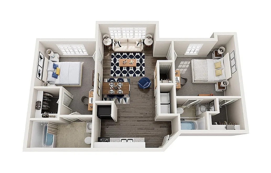 Floor plan B1 Luxe