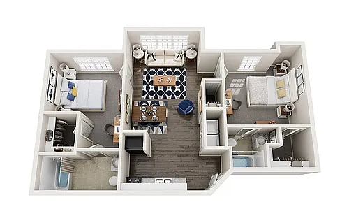 Floor plan B1 Luxe