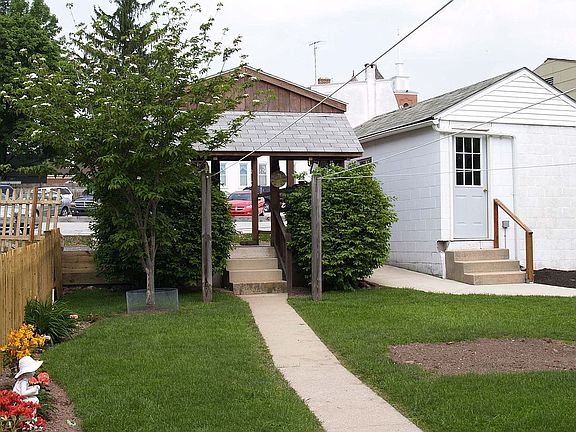 Back Yard with car port