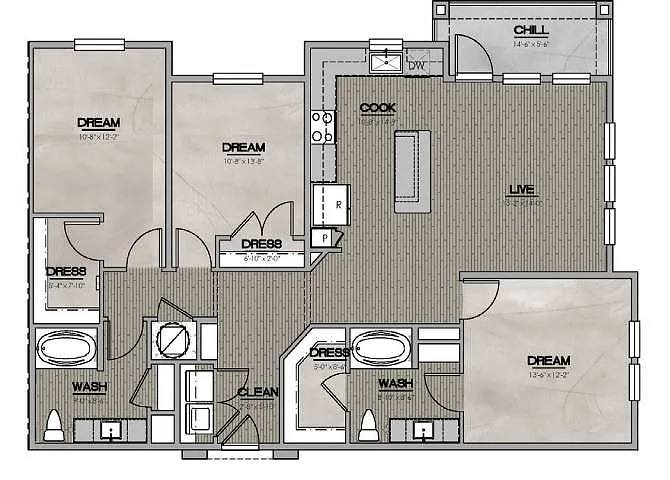 Floor plan C1