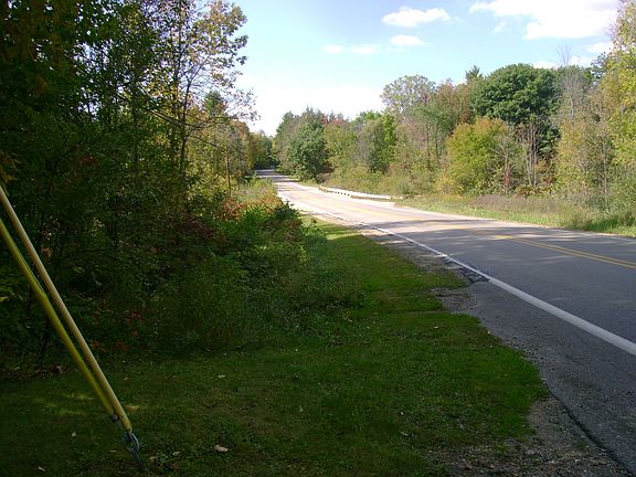 looking towards the river