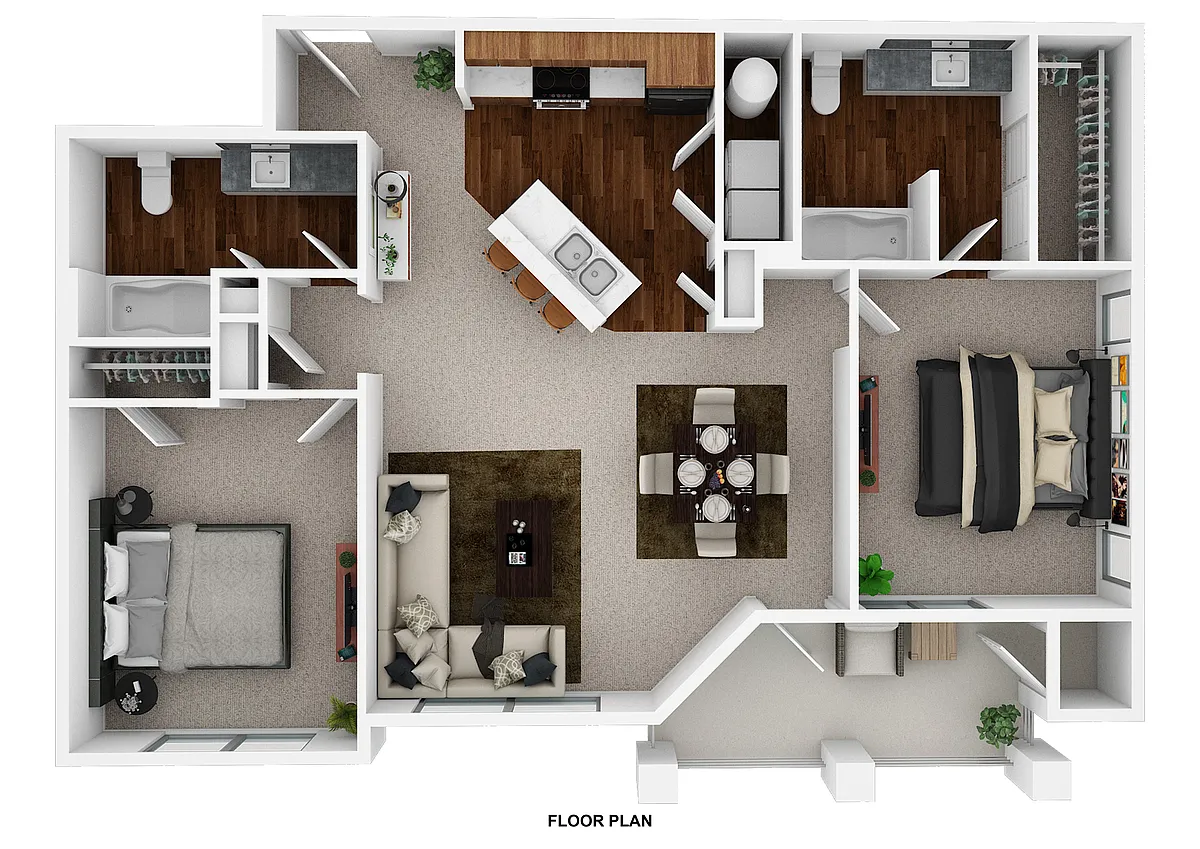 Floor plan B1- Essential Housing