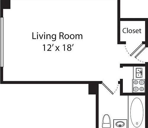 2nd image of 41 W 86th St APT 2J