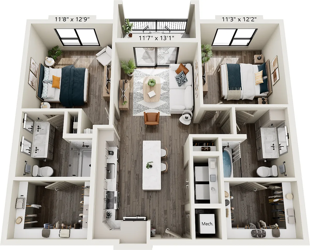 Floor plan B18