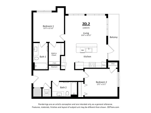 Floor plan 2D2