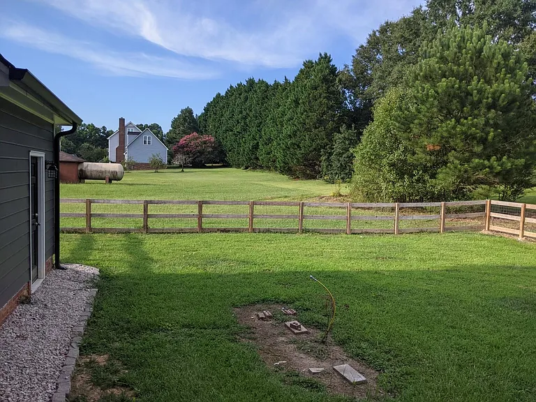 Fenced Back Yard