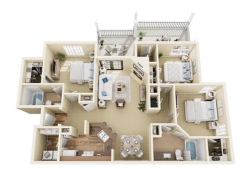 Floor plan The Andrew