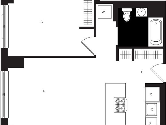 2nd image of 505 W 29th St Penthouse 3E