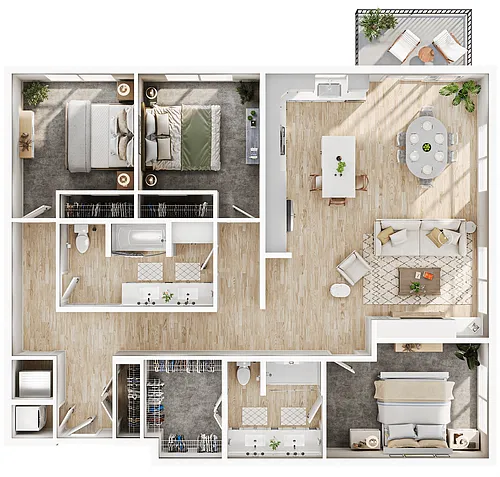Floor plan Turquoise