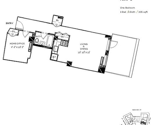 2nd image of 63 Wall St APT 1616