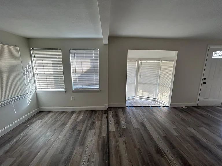 Living area & front window