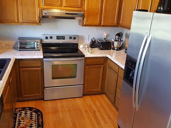 Kitchen with SS appliances