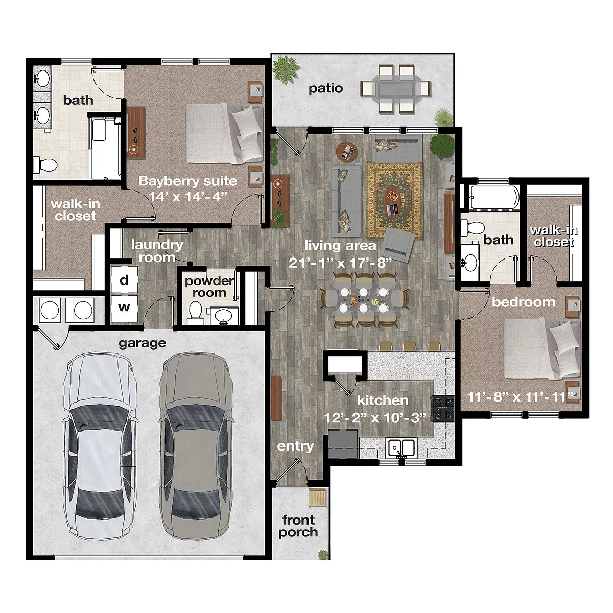 Floor plan Bayberry