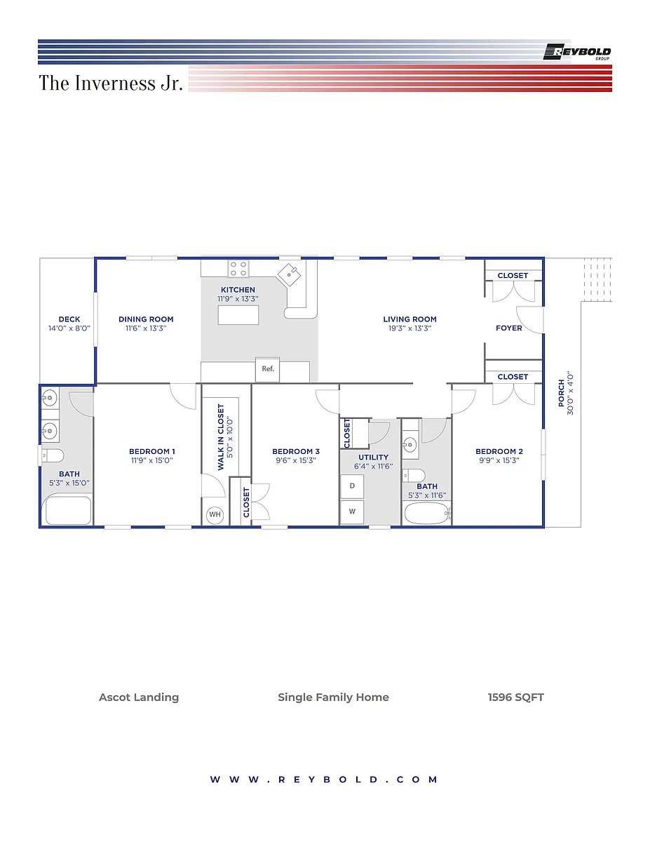 Floor plan Inverness, Jr.