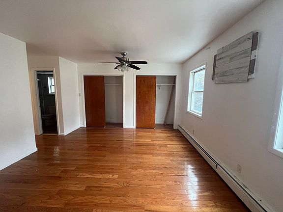 Master bedroom with private bath and double closets