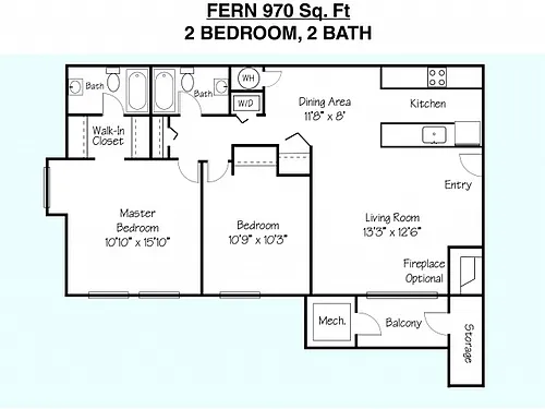 Floor plan Fern