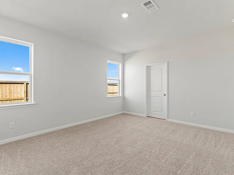 The master bedroom.