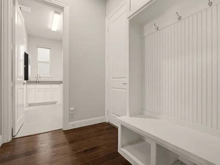 Mud Room at Garage Entry