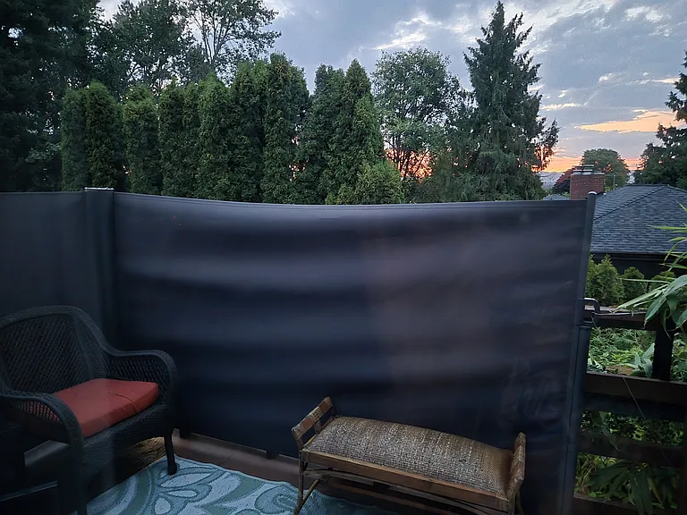 View Of Balcony Off The Living Room