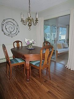Dining room that opens onto 