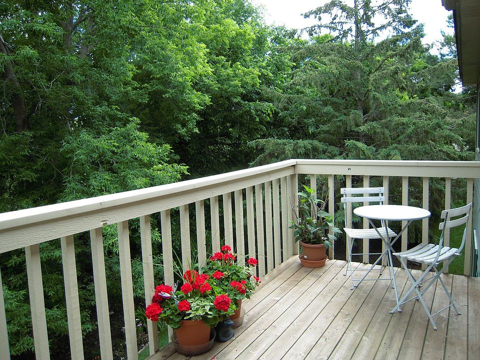 Private back yard and deck