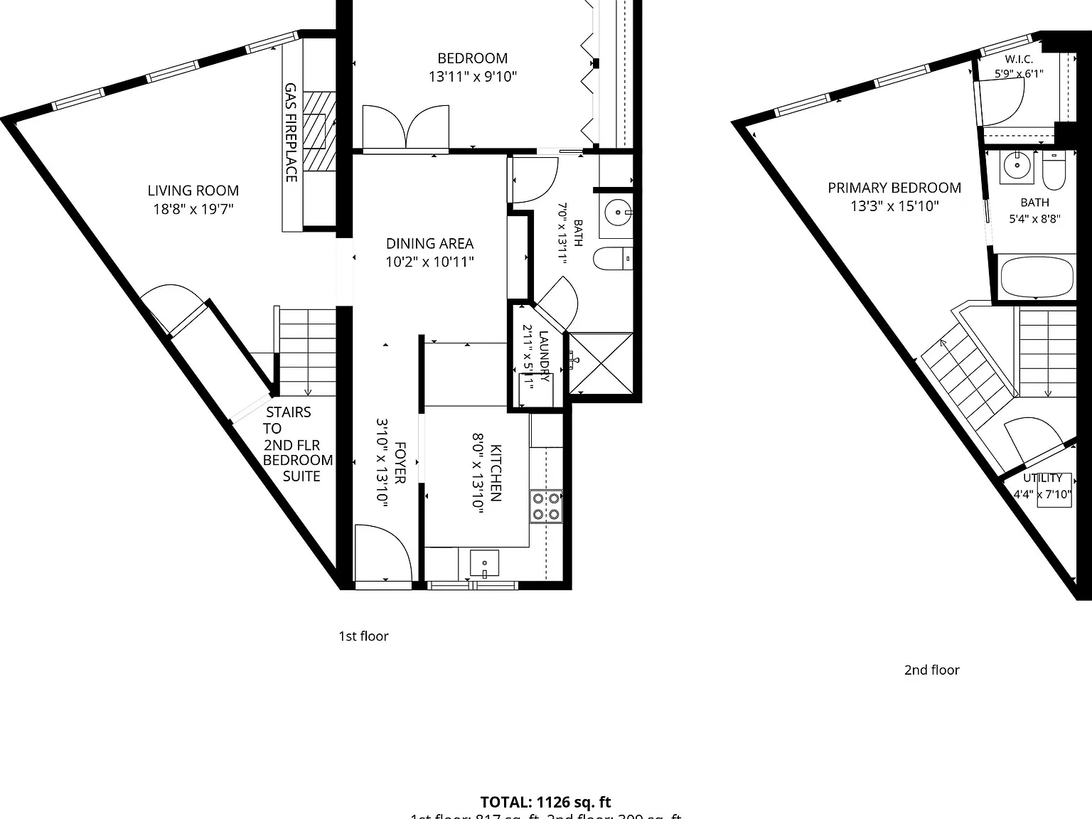 2 bed, 2.0 bath, 1126 sqft, $1,450 — Photo 2