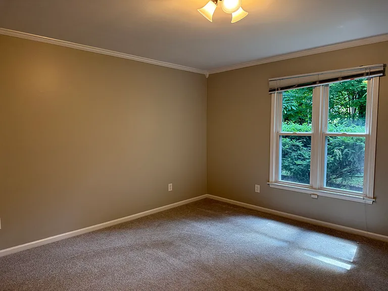 Large Master bedroom 13"6' x 13"11' with Ensuite, walk in closet, and additional closet. Walls are a soft gray but didn't pick up well in the picture