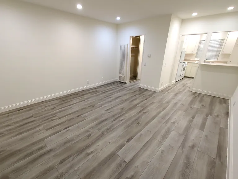 living room leading to the dinning/kitchen area