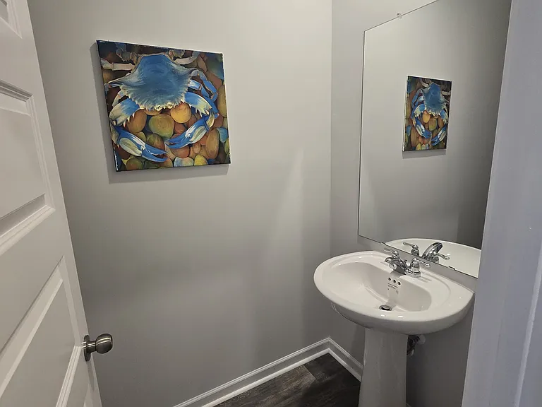 half bath downstairs