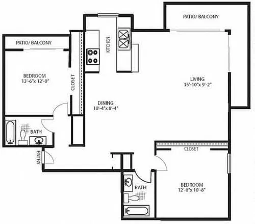 Floor plan The Hollywood Classic