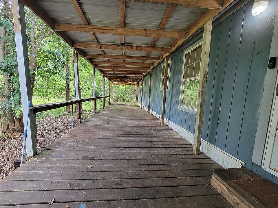 Large covered porch