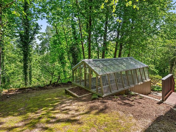 Greenhouse and back entrance