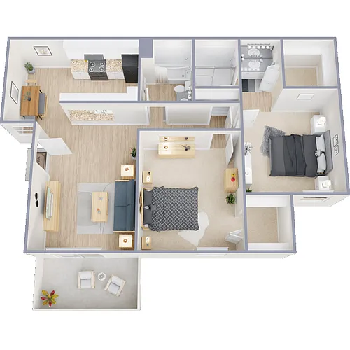 Floor plan Plan D