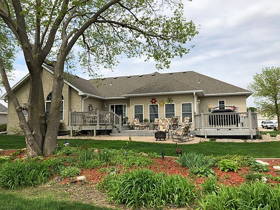 Deck on east side of house