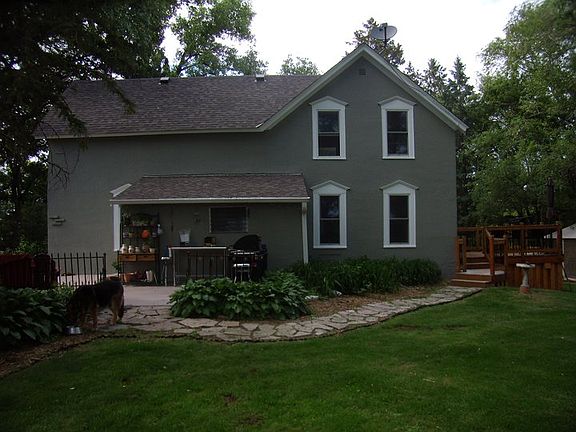 Back facing south