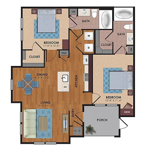 Floor plan Lockhart