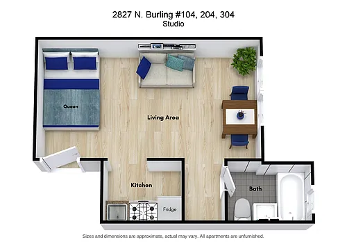 Floor plan Studio