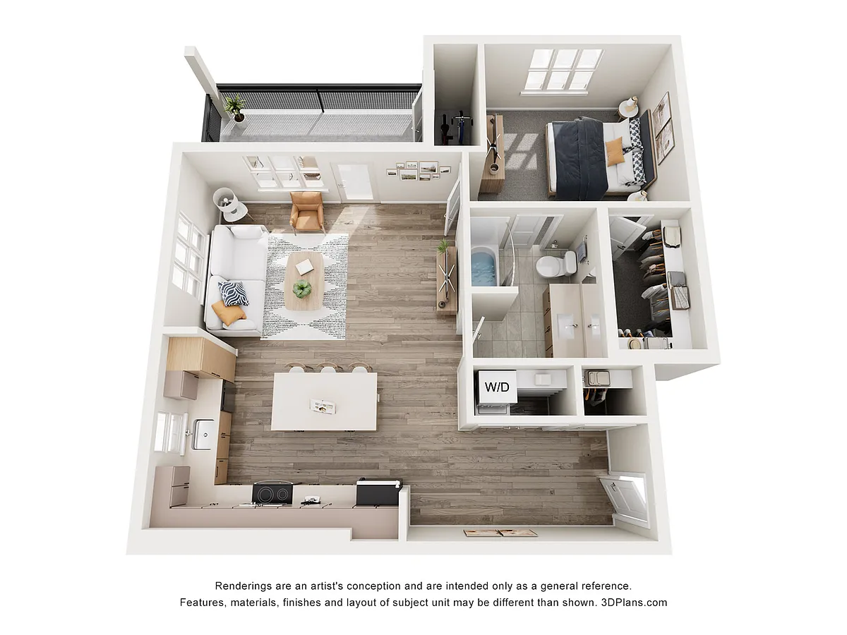 Floor plan A1 1X1
